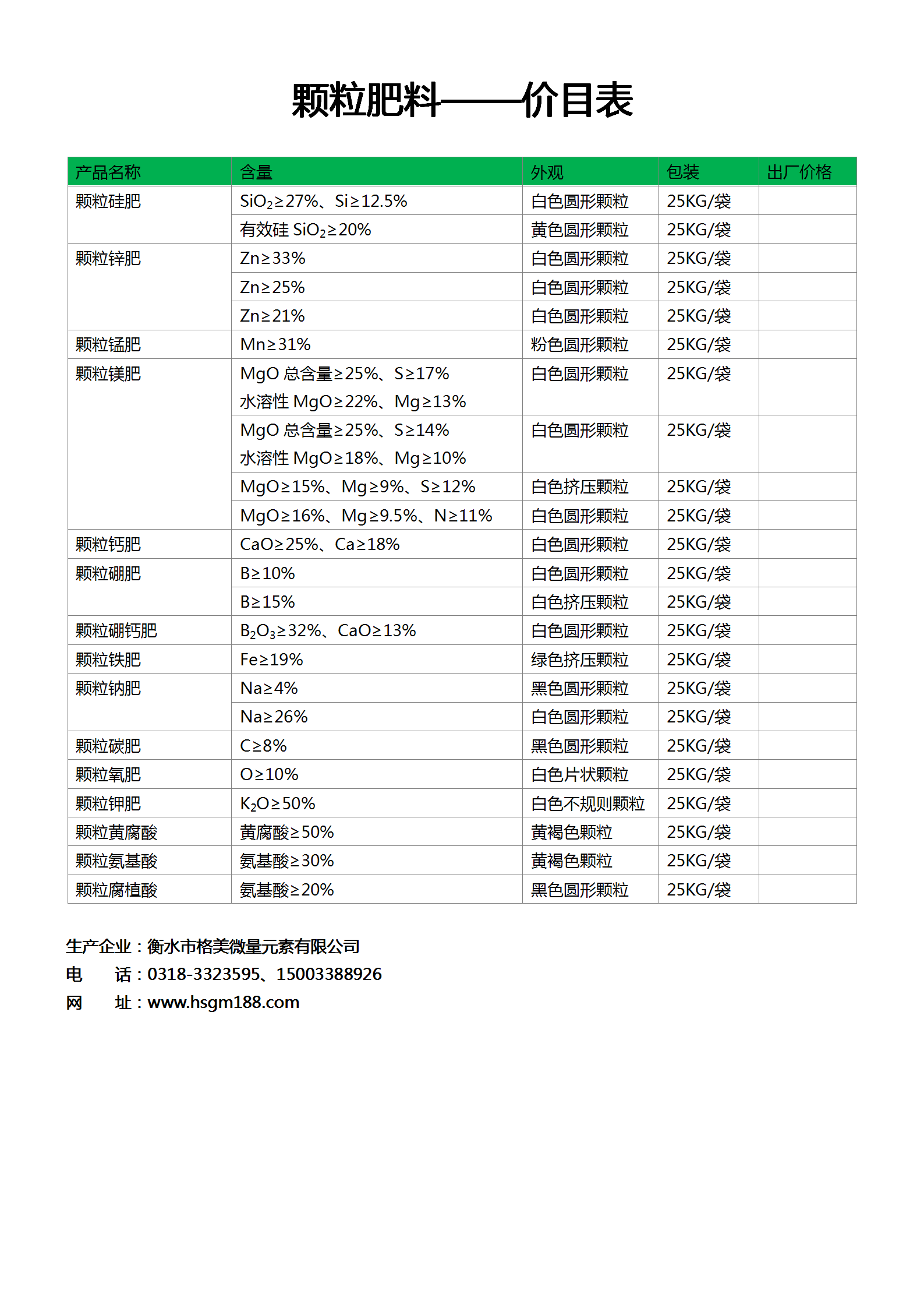 顆粒肥料